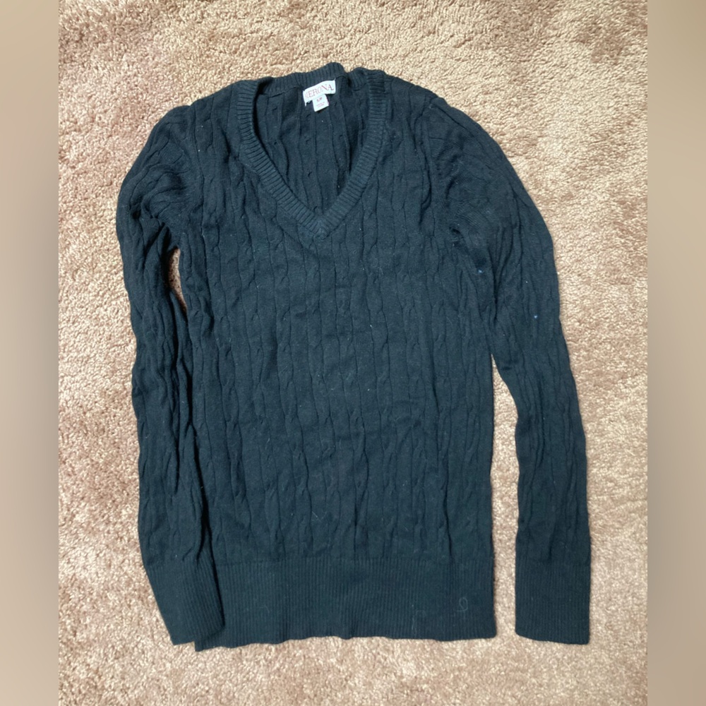 Merona Classic Black Knit Pullover